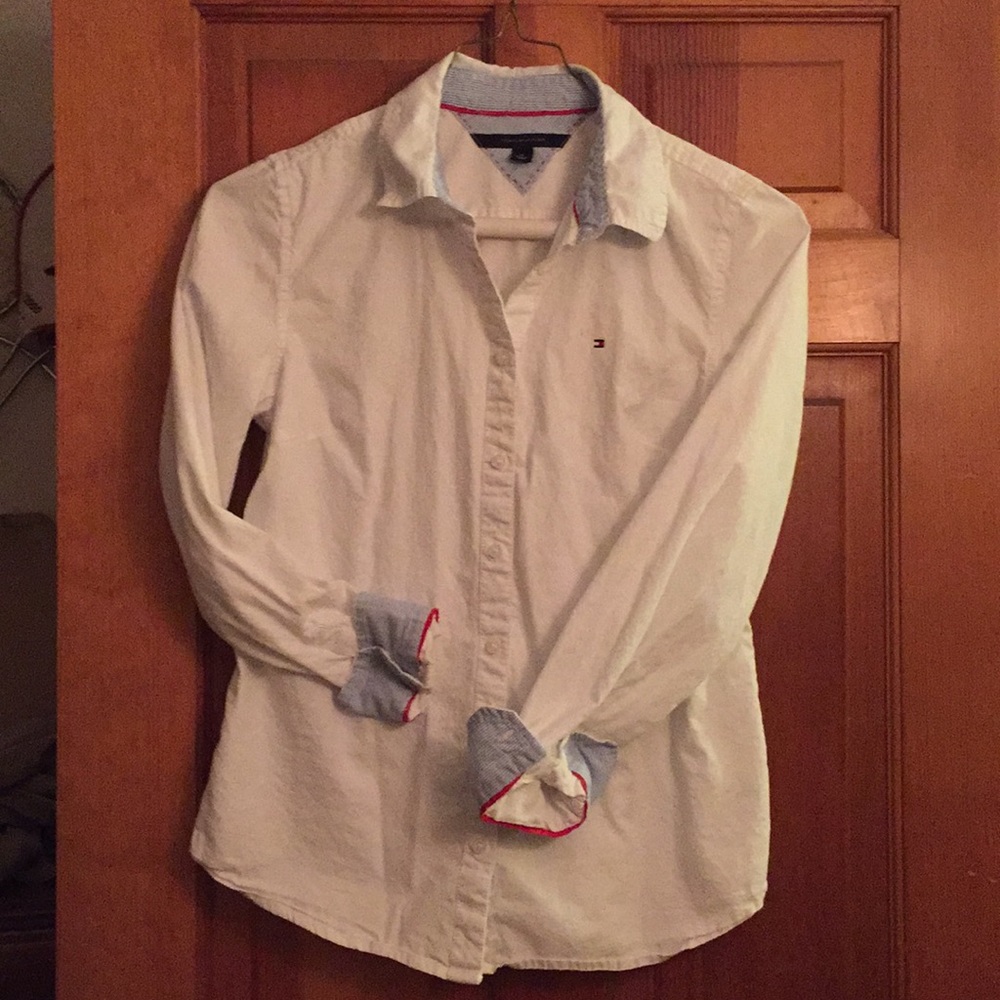 Tommy Hilfiger Womens LongSleeve 100% Cotton Shirt